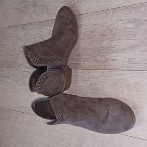 Old Navy Brown Faux Suede Western Booties Sz 8